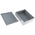 RS PRO Grey Steel Enclosure, Grey Lid, 249 x 205 x 89.2mm