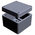 RS PRO Aluminium Enclosure, IP66, Grey Lid, 81 x 100 x 100mm
