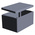 RS PRO Aluminium Enclosure, IP66, Grey Lid, 180 x 330 x 230mm