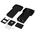 RS PRO Black ABS Hand Held Enclosure, Integral Battery Compartment, Display Window, IP54, 210 x 110 x 41mm