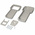 RS PRO Grey ABS Hand Held Enclosure, Display Window, IP54, 210 x 110 x 41mm