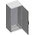 Schneider Electric Spacial SM Series Sheet Steel Double-Door-Door Floor Standing Enclosure, Opaque Door, IP55, 1400 x
