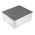 RS PRO Silver Die Cast Aluminium Enclosure, IP65, Silver Lid, 102 x 210 x 242mm