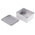 RS PRO Silver Die Cast Aluminium Enclosure, IP65, Silver Lid, 160 x 135 x 81mm