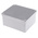 RS PRO Silver Die Cast Aluminium Enclosure, IP65, Silver Lid, 160 x 135 x 81mm