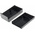 RS PRO Black ABS Handheld Enclosure, Integral Battery Compartment, 116.84 x 68.95 x 38.1mm