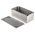 RS PRO Grey Die Cast Aluminium Enclosure, IP65, Grey Lid, 202 x 102 x 81mm