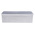 RS PRO Grey Die Cast Aluminium Enclosure, IP65, Grey Lid, 252 x 87 x 75mm
