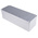 RS PRO Grey Die Cast Aluminium Enclosure, IP65, Grey Lid, 252 x 87 x 75mm