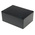 RS PRO Black ABS Enclosure, Black Lid, 177.8 x 127 x 76.2mm