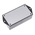 RS PRO Black ABS Enclosure, Flanged, Black Lid, 200.86 x 127 x 76.2mm