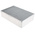 RS PRO Silver Die Cast Aluminium Enclosure, Silver Lid, 222.1 x 145.9 x 55.9mm