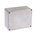 RS PRO Silver Die Cast Aluminium Enclosure, Silver Lid, 114.7 x 89.7 x 55.1mm