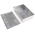 RS PRO Silver Die Cast Aluminium Enclosure, Silver Lid, 171.9 x 120.9 x 55mm