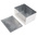 RS PRO Silver Die Cast Aluminium Enclosure, Silver Lid, 139.1 x 101.5 x 76.7mm