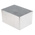 RS PRO Silver Die Cast Aluminium Enclosure, Silver Lid, 139.1 x 101.5 x 76.7mm