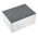 RS PRO Silver Die Cast Aluminium Enclosure, Silver Lid, 165.8 x 127.3 x 76.3mm