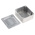 RS PRO Silver Die Cast Aluminium Enclosure, Silver Lid, 60 x 54.9 x 30mm
