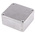 RS PRO Silver Die Cast Aluminium Enclosure, IP66, Silver Lid, 60 x 54.9 x 30mm