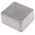 RS PRO Silver Die Cast Aluminium Enclosure, IP66, Silver Lid, 60 x 54.9 x 30mm