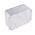 RS PRO Silver Die Cast Aluminium Enclosure, Flanged, Silver Lid, 139.8 x 89.7 x 55.2mm