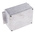 RS PRO Silver Die Cast Aluminium Enclosure, Flanged, Silver Lid, 139.8 x 89.7 x 55.2mm