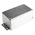 RS PRO Silver Die Cast Aluminium Enclosure, Flanged, Silver Lid, 139.6 x 63.8 x 55mm