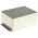 RS PRO Silver Die Cast Aluminium Enclosure, Flanged, Silver Lid, 194.8 x 127.4 x 76.3mm