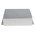 RS PRO Silver Die Cast Aluminium Enclosure, Flanged, Silver Lid, 201.7 x 121.2 x 55.3mm