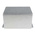 RS PRO Silver Die Cast Aluminium Enclosure, Flanged, Silver Lid, 201.7 x 121.2 x 105.4mm