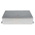 RS PRO Silver Die Cast Aluminium Enclosure, Flanged, Silver Lid, 252 x 146.1 x 55.5mm