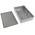 RS PRO Grey Die Cast Aluminium Enclosure, Grey Lid, 222.1 x 145.9 x 55.9mm