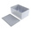 RS PRO Grey Die Cast Aluminium Enclosure, Grey Lid, 222.2 x 146 x 106.5mm