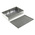 RS PRO Grey Die Cast Aluminium Enclosure, Grey Lid, 275 x 175 x 65.5mm