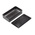 RS PRO Black Die Cast Aluminium Enclosure, Black Lid, 114.5 x 63.6 x 30.3mm