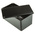 RS PRO Black Die Cast Aluminium Enclosure, Black Lid, 114.4 x 63.7 x 55.1mm