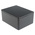 RS PRO Black Die Cast Aluminium Enclosure, Black Lid, 114.7 x 89.7 x 55.1mm