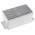 RS PRO Silver Die Cast Aluminium Enclosure, IP65, Flanged, Silver Lid, 139.6 x 63.8 x 55mm