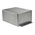 RS PRO Silver Die Cast Aluminium Enclosure, IP65, Flanged, Silver Lid, 139.8 x 89.7 x 55.2mm