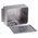 RS PRO Silver Die Cast Aluminium Enclosure, IP65, Flanged, Silver Lid, 184.8 x 127.4 x 76.3mm