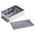 RS PRO Silver Die Cast Aluminium Enclosure, IP65, Flanged, Silver Lid, 201.7 x 121.2 x 55.3mm