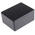 RS PRO Black Die Cast Aluminium Enclosure, IP66, Black Lid, 114.7 x 89.7 x 55.1mm