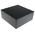 RS PRO Black Die Cast Aluminium Enclosure, IP66, Black Lid, 250 x 250 x 100mm