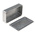 RS PRO Silver Die Cast Aluminium Enclosure, IP66, Silver Lid, 114.5 x 63.6 x 30.3mm
