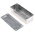 RS PRO Silver Die Cast Aluminium Enclosure, Silver Lid, 89.1 x 35 x 30.3mm