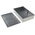 RS PRO Silver Die Cast Aluminium Enclosure, IP66, Silver Lid, 222.1 x 145.9 x 55.9mm