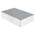 RS PRO Silver Die Cast Aluminium Enclosure, IP66, Silver Lid, 222.1 x 145.9 x 55.9mm