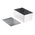 RS PRO Silver Die Cast Aluminium Enclosure, IP66, Silver Lid, 222.2 x 146 x 106.5mm