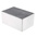 RS PRO Silver Die Cast Aluminium Enclosure, IP66, Silver Lid, 222.2 x 146 x 106.5mm