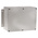 RS PRO Grey Die Cast Aluminium Enclosure, IP67, Flanged, Grey Lid, 165.3 x 127.2 x 77.5mm
